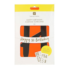 Luxe Custom Happy Birthday Garland 3m