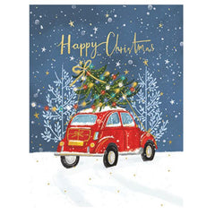 Driving Home Christmas Card Box