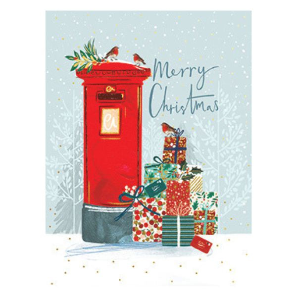Parcel Post Box Christmas Card Box
