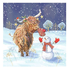 Highland Friends Christmas Card Box
