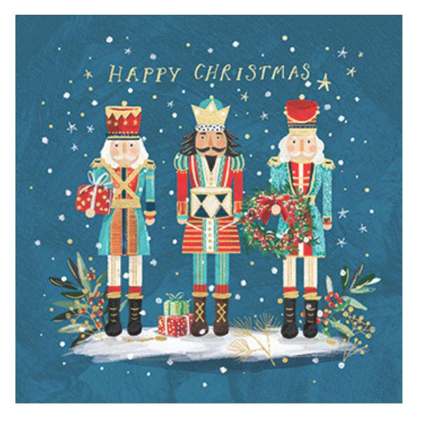 Festive Nutcracker Christmas Card Box