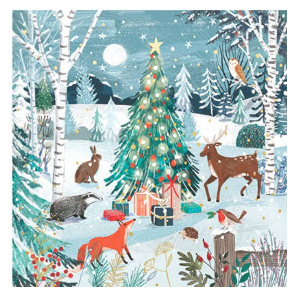 Woodland Scene Christmas Card Pack
