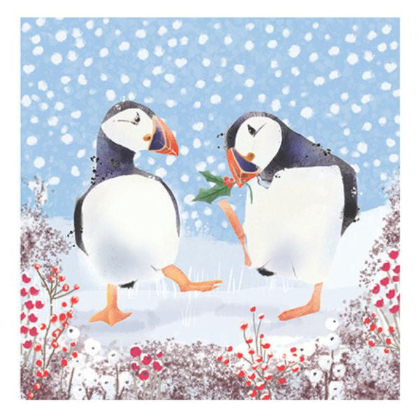 Puffins Christmas Card Pack