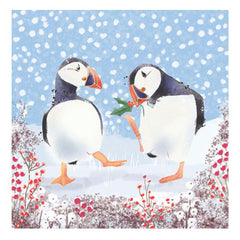 Puffins Christmas Card Pack