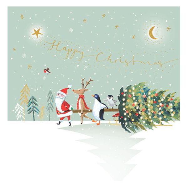 Santa And Friends Christmas Card Pack
