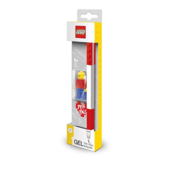 LEGO Acrylic Gel Pen Red with Mini Figure
