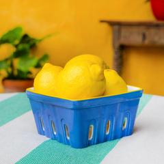 Lemon Ceramic Punnet - 15cm
