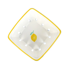 Lemon Ceramic Punnet - 15cm
