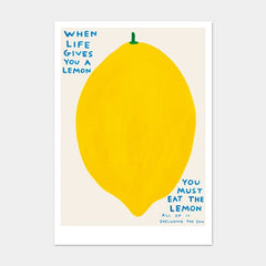 When Life Gives You A Lemon Postcard