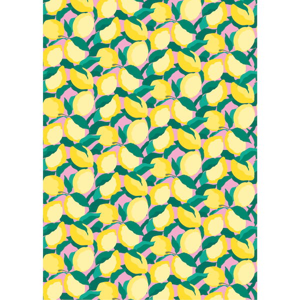 Lemons Sheet Wrap