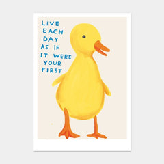 Live Each Day As If It Were Your First Postcard