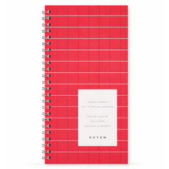 Luca Red Check Planner