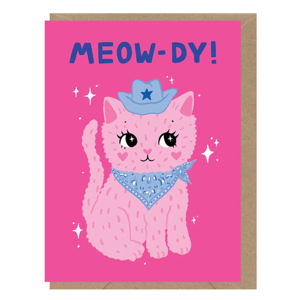 Meow-dy Cat Small Card