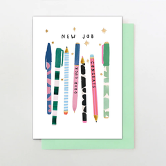New Job Pens Card
