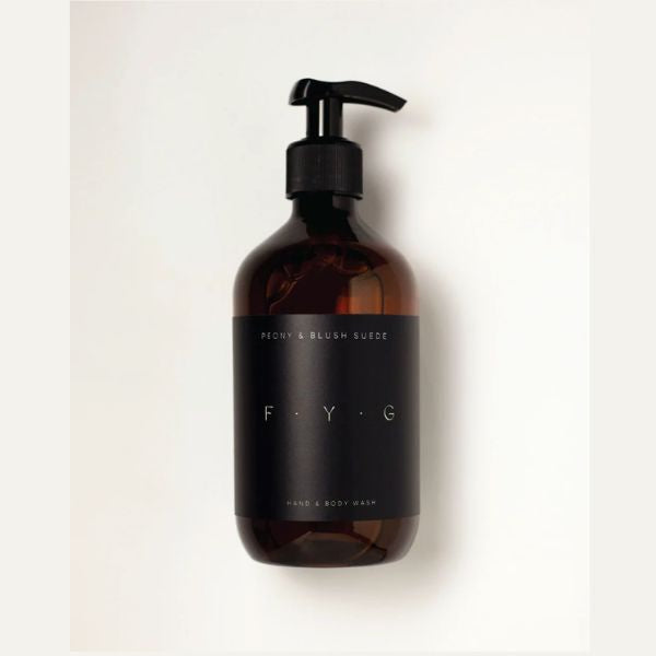 Peony and Blush Suede Hand and Body Wash 300ml