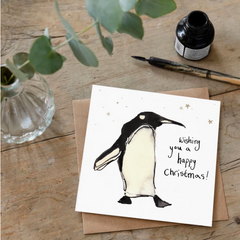 'Pablo' Penguin Christmas Card