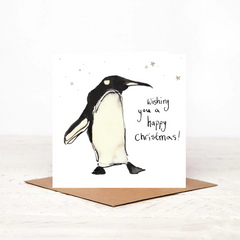 'Pablo' Penguin Christmas Card