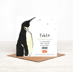 'Pablo' Penguin Christmas Card