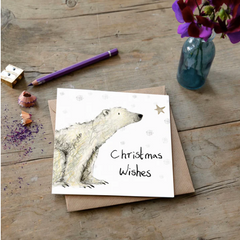 'Paddy' Polar Bear Christmas Card