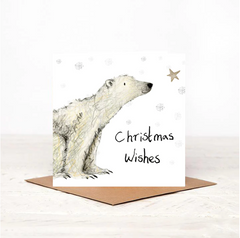 'Paddy' Polar Bear Christmas Card