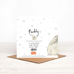 'Paddy' Polar Bear Christmas Card