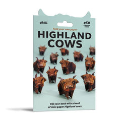 Paper Highland Cows