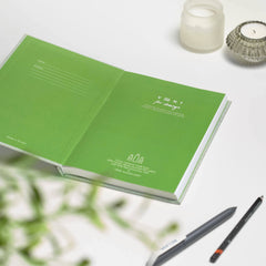 Recycled Ocean Waste A5 Notebook Green