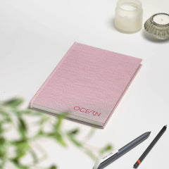 Recycled Ocean Waste A5 Notebook Pink Coral