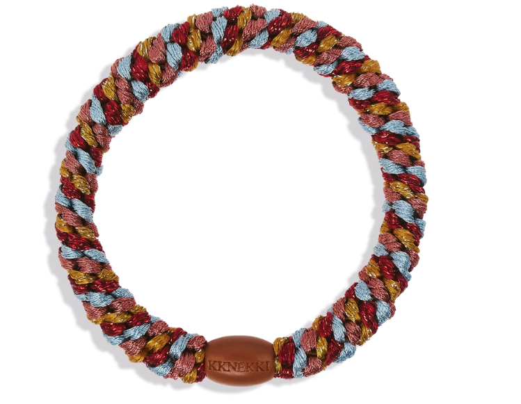 Kknekki Mix Bordeaux Curry Hair Tie