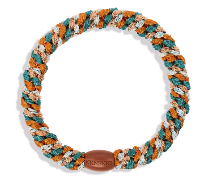 Kknekki Mix Terracotta Teal Hair Tie