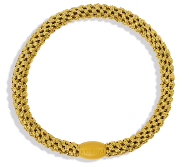 Kknekki  Slim Mustard Hair Tie