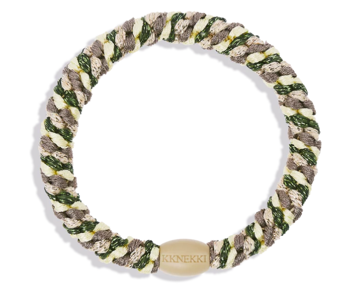 Kknekki Mix Army Yellow Hair Tie