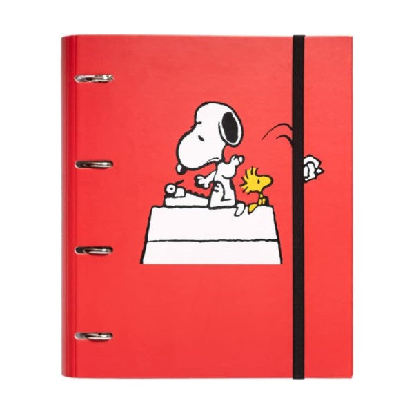 Snoopy Premium 4 Ring File Folder