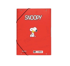 Snoopy A4 Elastic  Folder