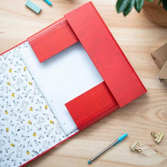 Snoopy A4 Elastic  Folder