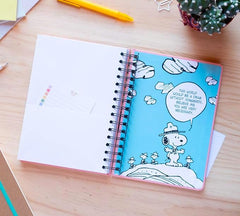 Snoopy A5 Make A Wish Hard Cover Notebook