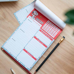 Snoopy Rebel With Paws Daily Planner Notepad