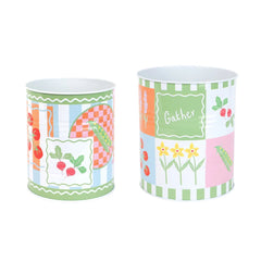 Spring Icons Recyclable Storage Tins Pack of 2