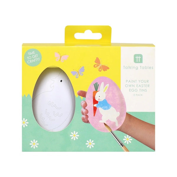 Spring Bunny Egg Tins 2 Pack