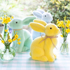 Yellow Spring Bunny Table Decoration