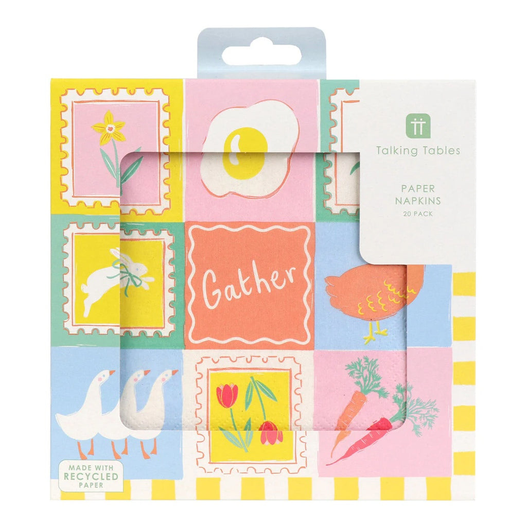 Spring Icons Paper Napkins