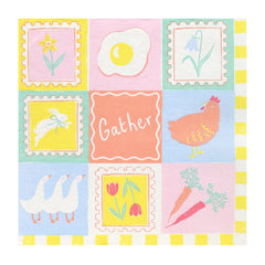 Spring Icons Paper Napkins
