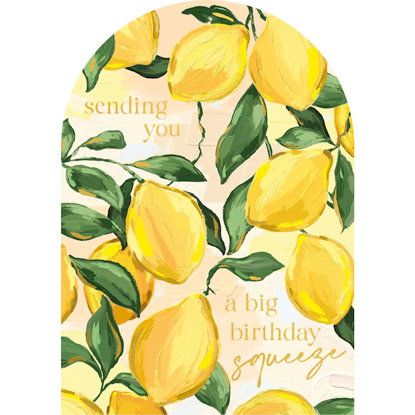 Sundaze Lemons Birthday Card