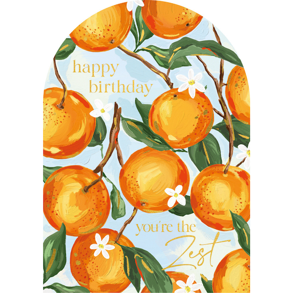 Sundaze Orange Blossom Birthday Card