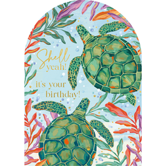 Sundaze Turtles Birthday Card