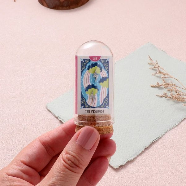 The Pessimist Crystal Lightning Bolt Earrings