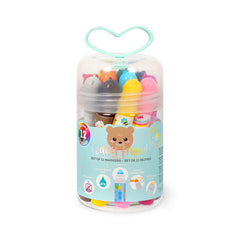 Teddy Friends Set of 12 Markers