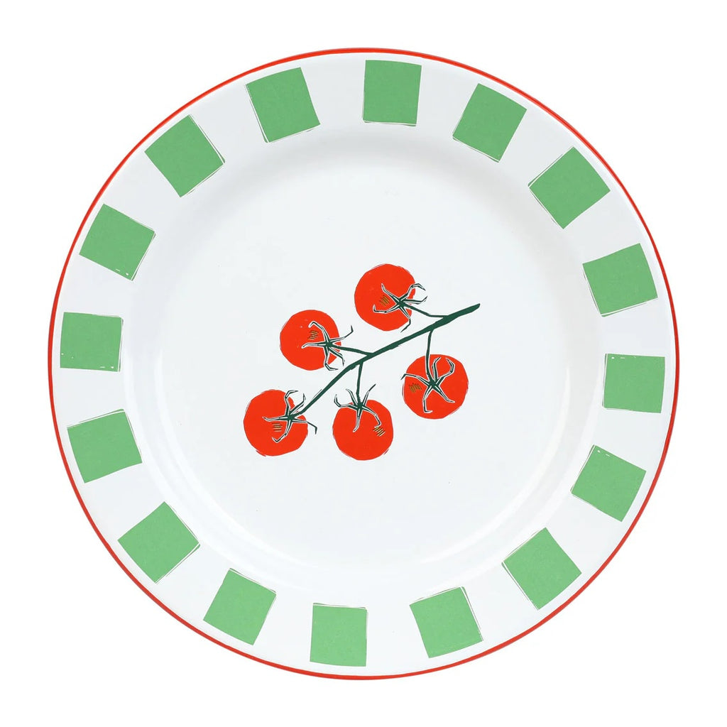 Tomato Enamel Plate - 20cm