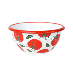Tomato Red Enamel Bowl - 12cm