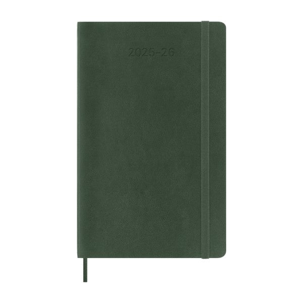 Moleskine 2025/26 Academic Weekly Large Diary Myrtle Green Soft Cover